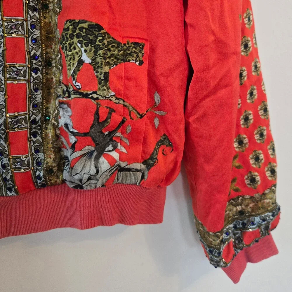 Camilla Hangzhou Hollywood China Doll Bomber Jacket Size Small - Picture 9 of 16